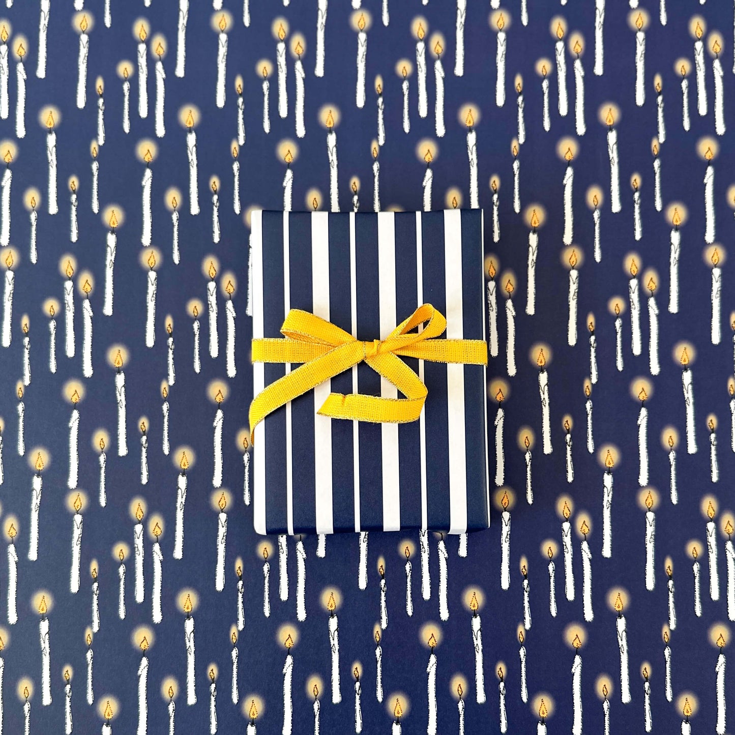 Floating Candle Wrapping Paper and Tags