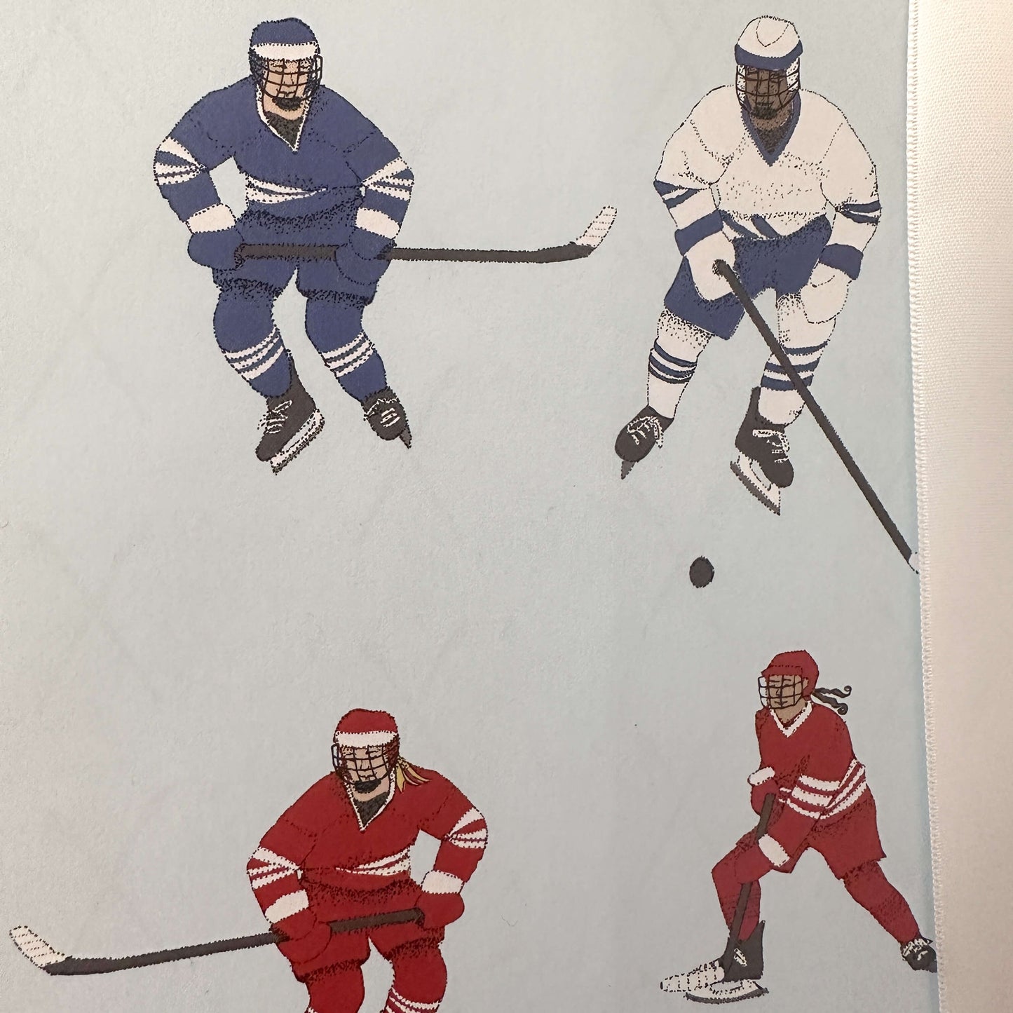 Hockey Wrapping Paper and Tags