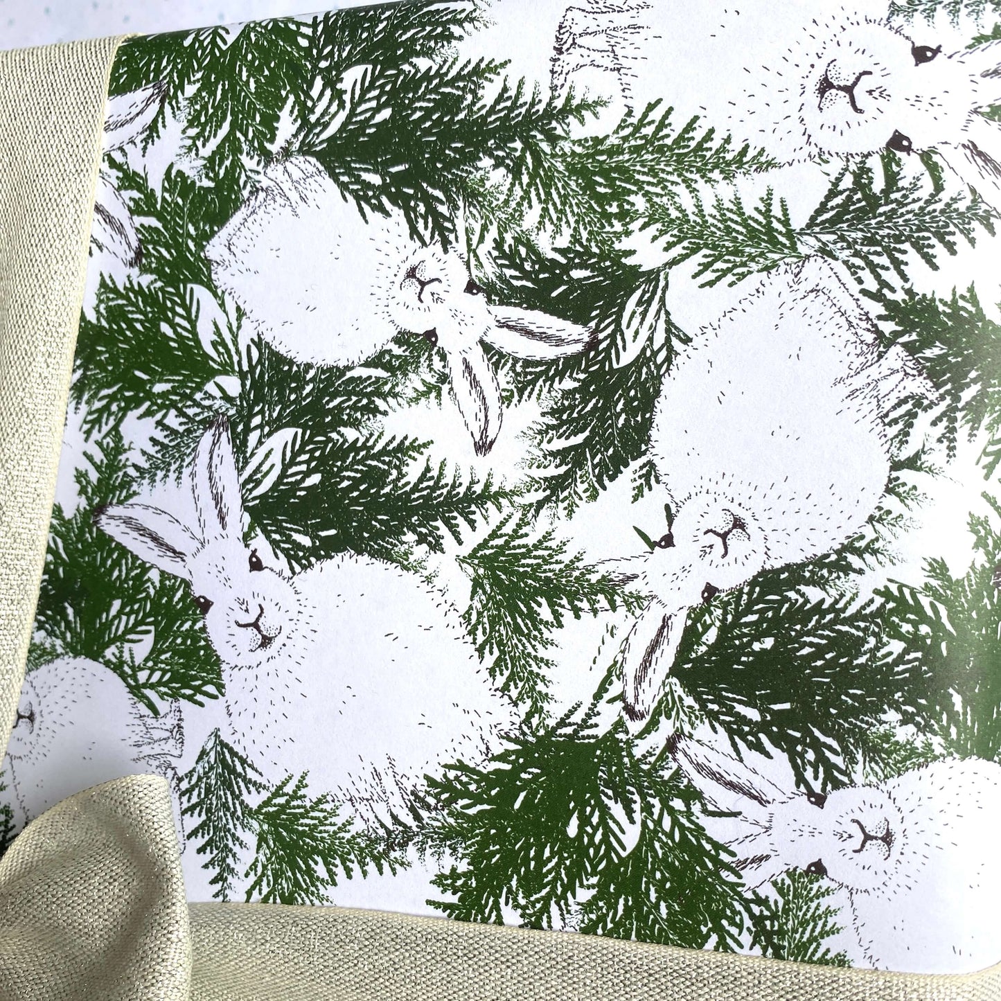 Arctic Hare Wrapping Paper and Tags