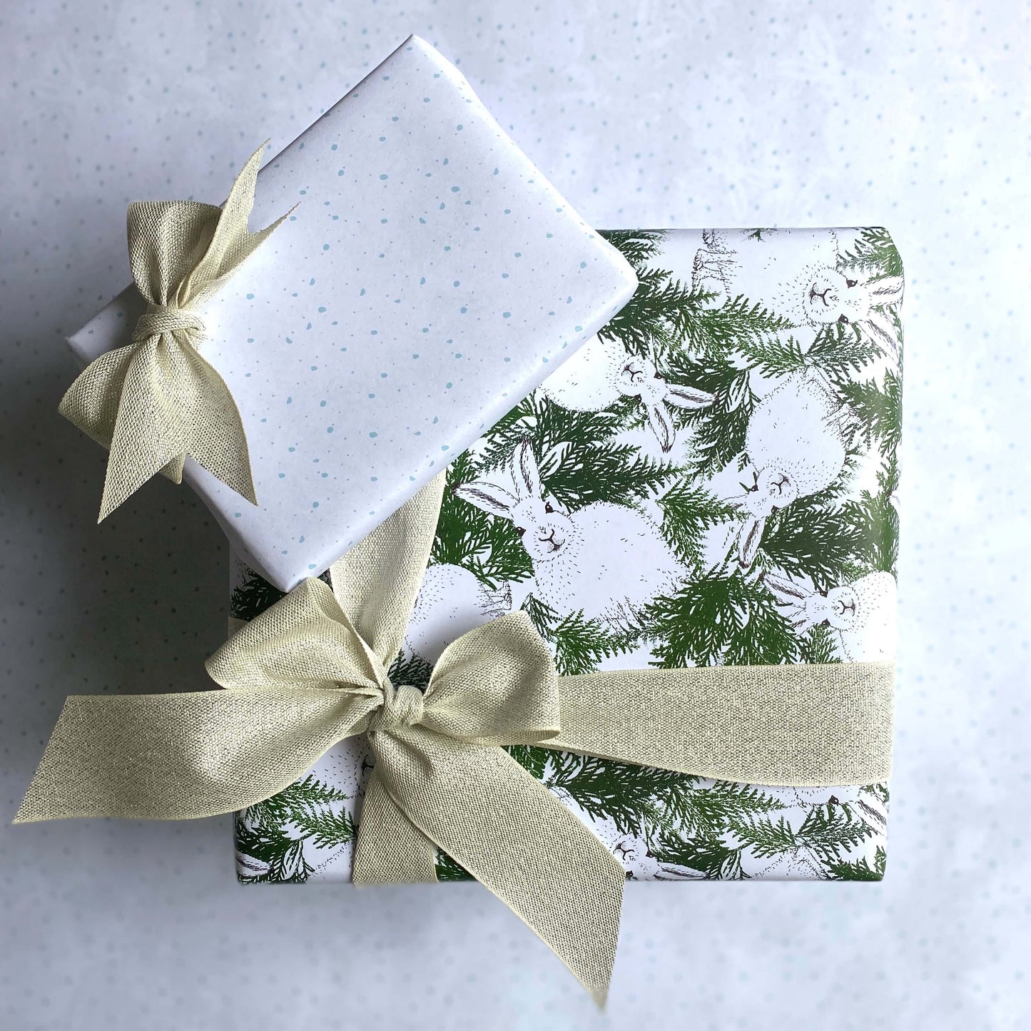 Arctic Hare Wrapping Paper and Tags