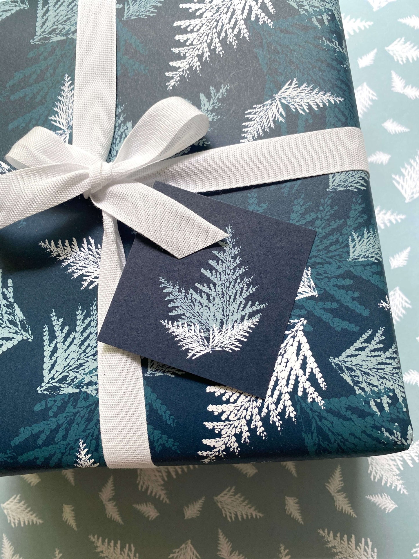 Cedar by Night Wrapping Paper & Tags