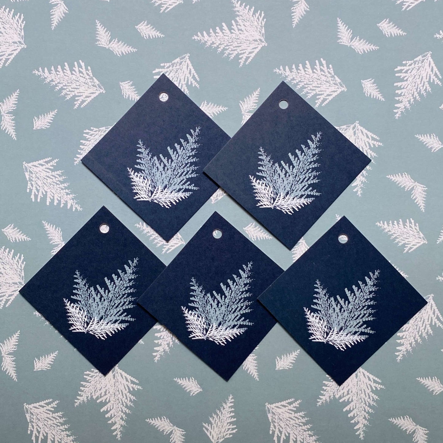 Cedar by Night Wrapping Paper & Tags