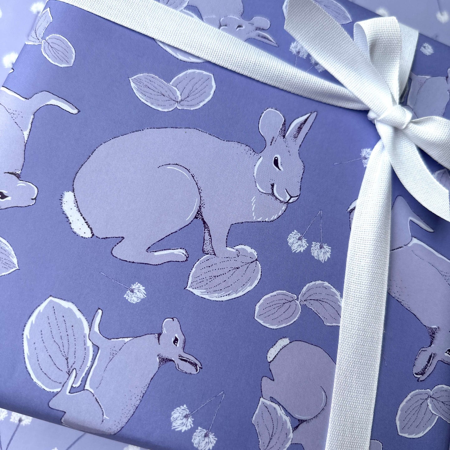 Rabbit Wonders Wrapping Paper - Lavender