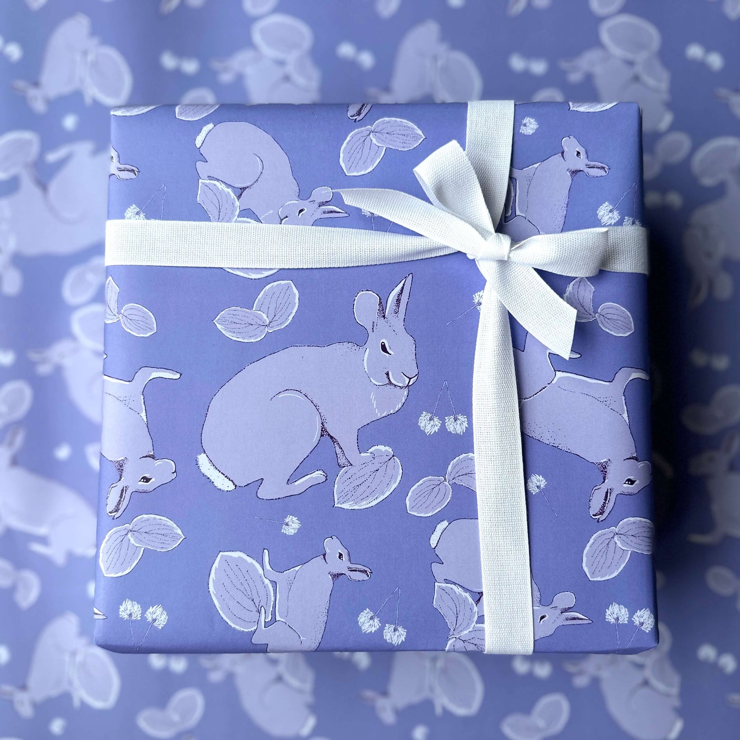 Rabbit Wonders Wrapping Paper - Lavender