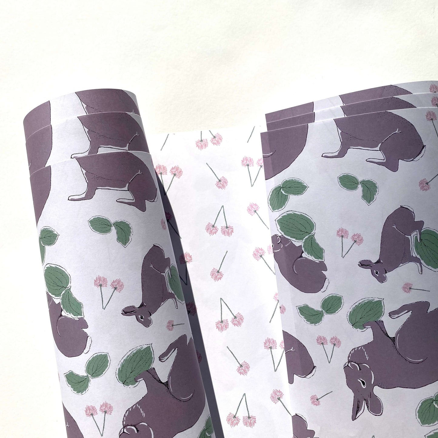 Rabbit Wonders Wrapping Paper - Blue