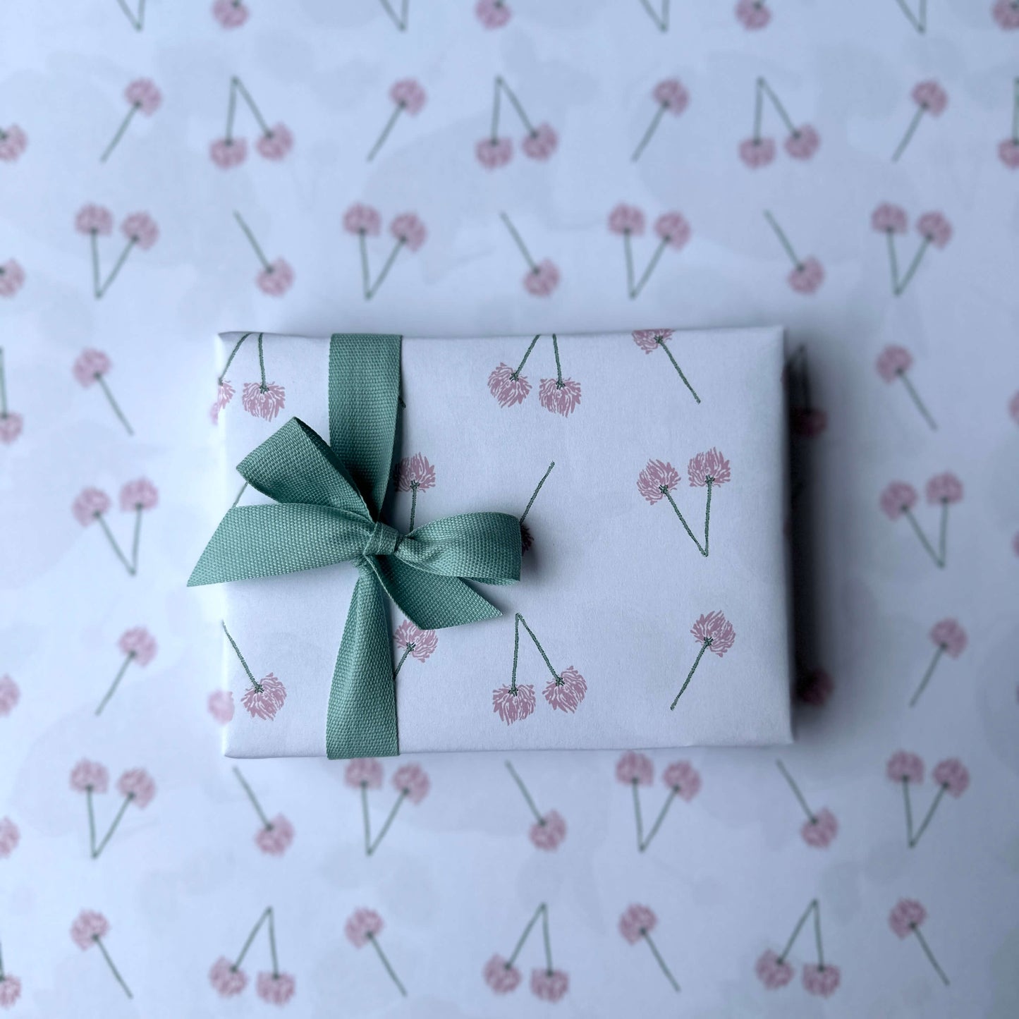 Rabbit Wonders Wrapping Paper - Natural/Brown