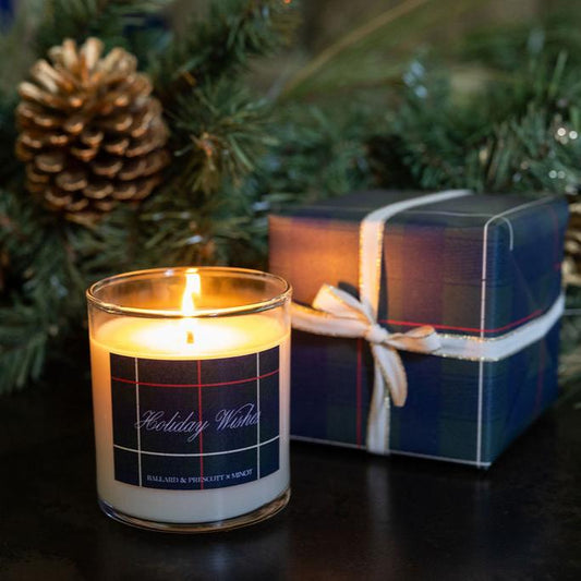 Holiday Wishes Candle Gift