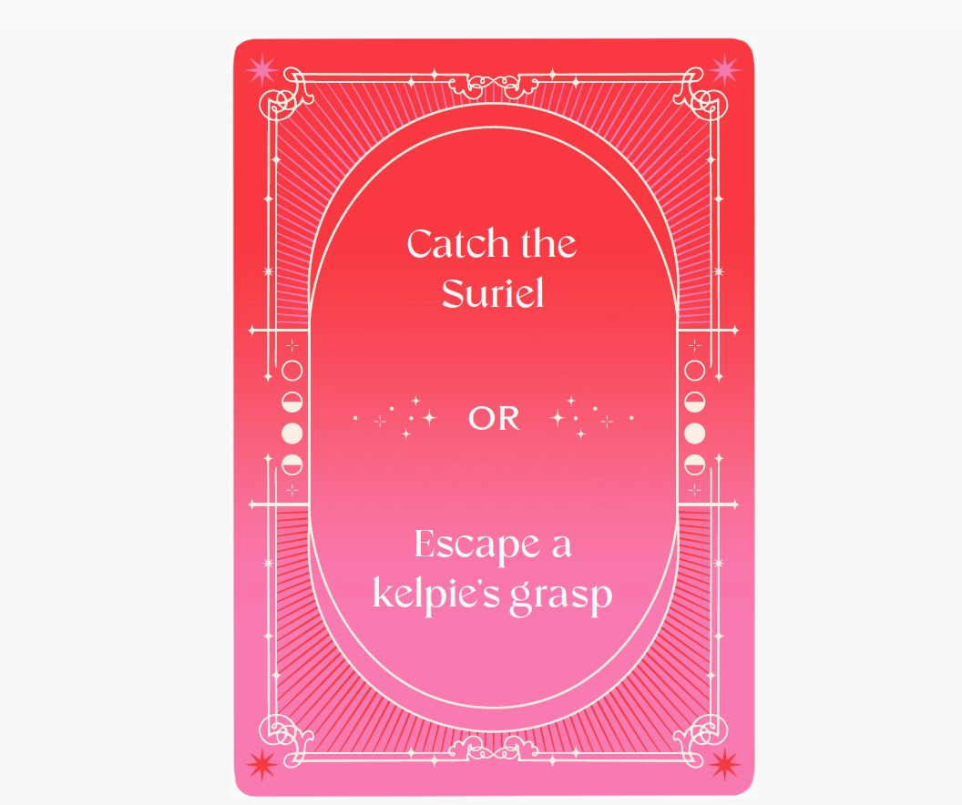 A Court of Thorns and Roses Official Deck: A Deck of Woulds or Rathers Gift