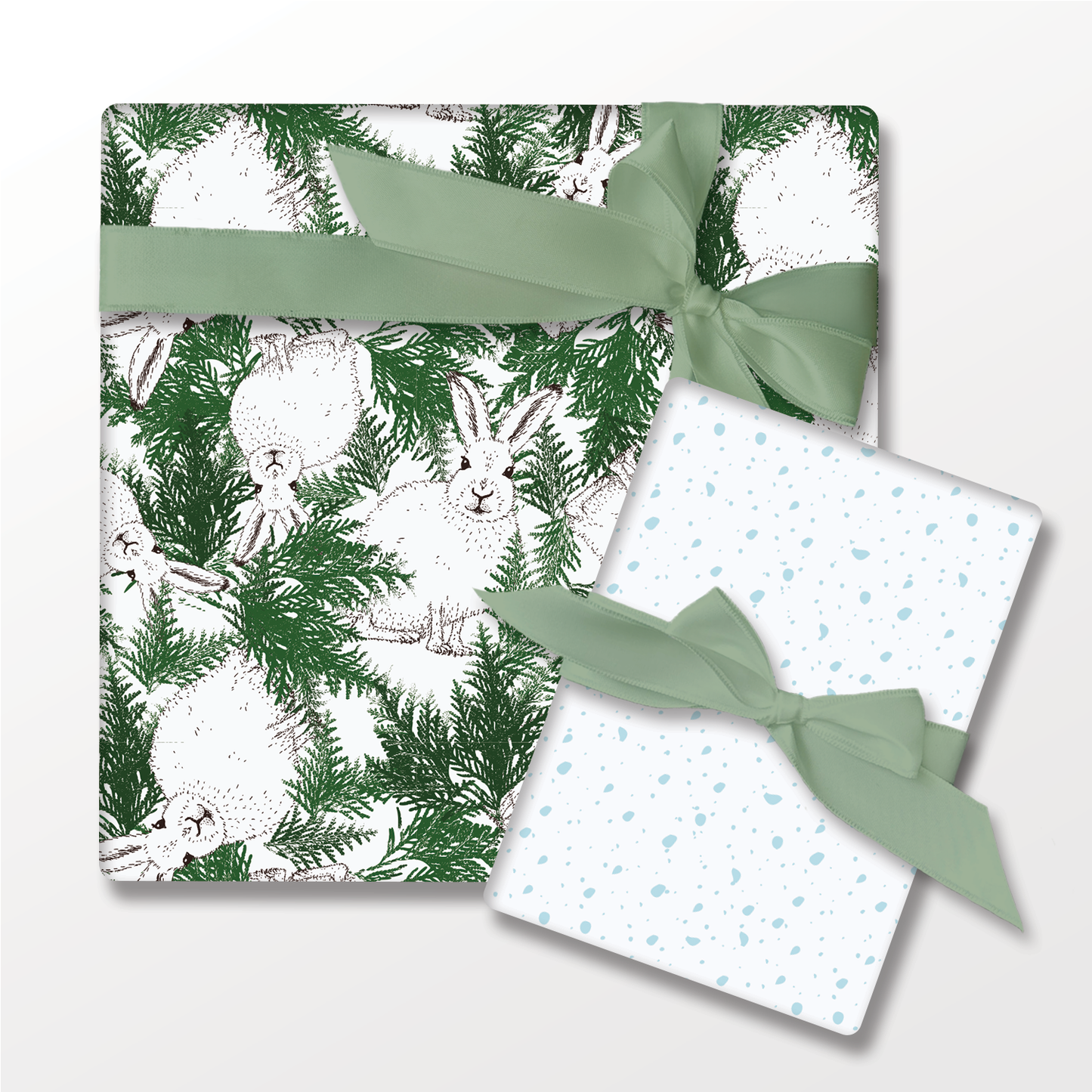Arctic Hare Wrapping Paper and Tags