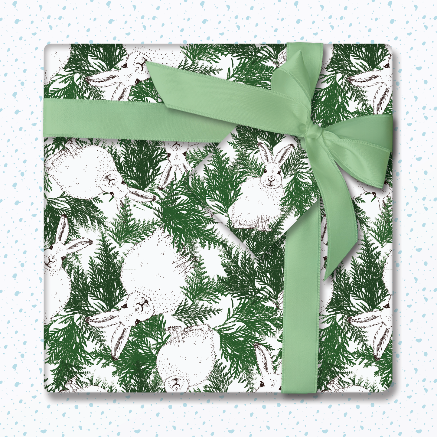 Arctic Hare Wrapping Paper and Tags