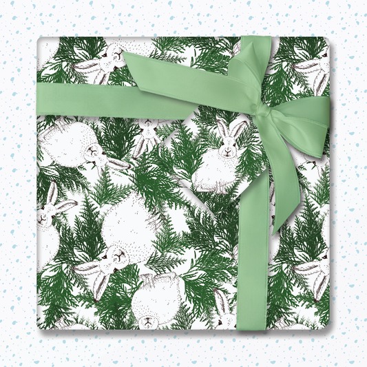 Arctic Hare Wrapping Paper and Tags
