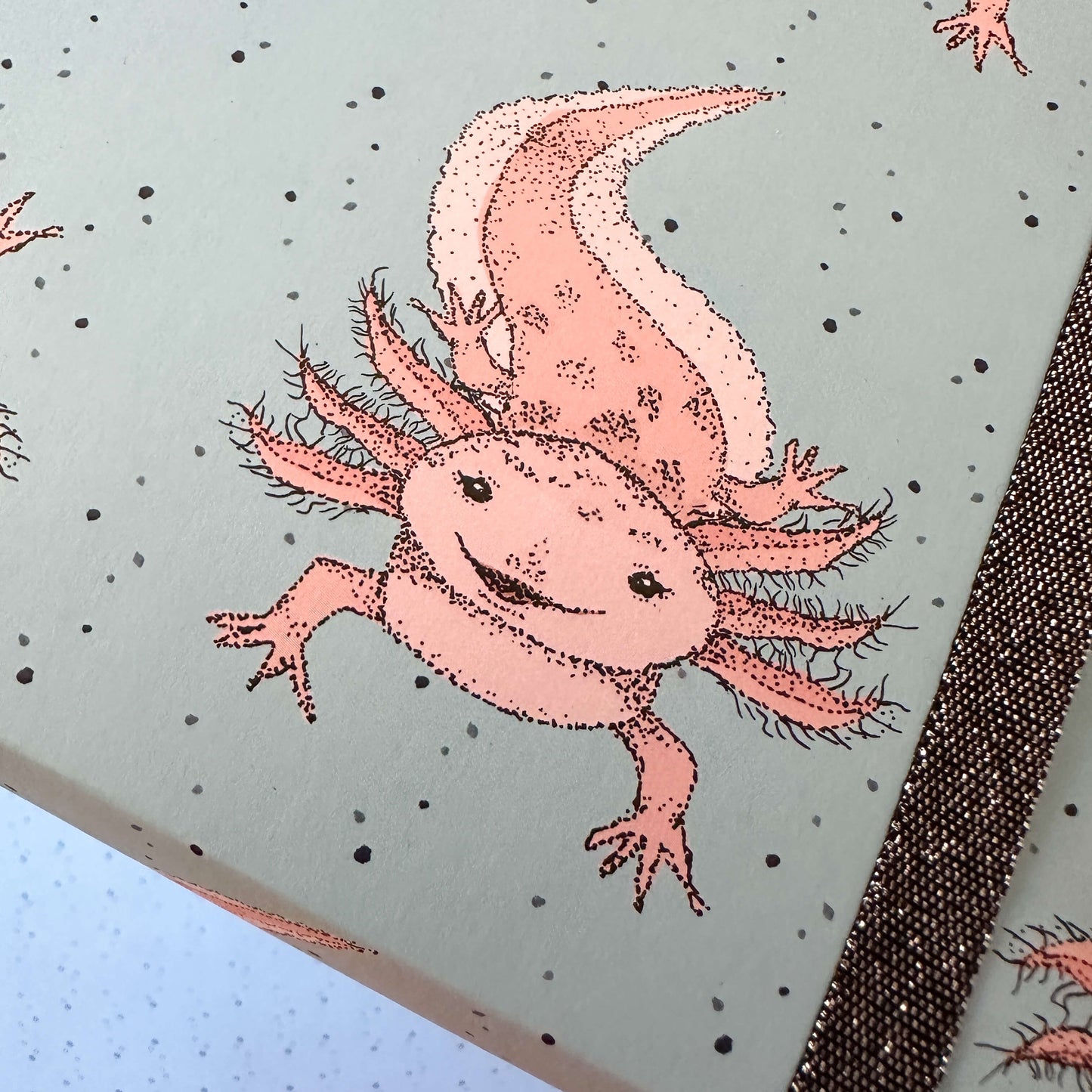 Axolotl Wrapping Paper and Tags