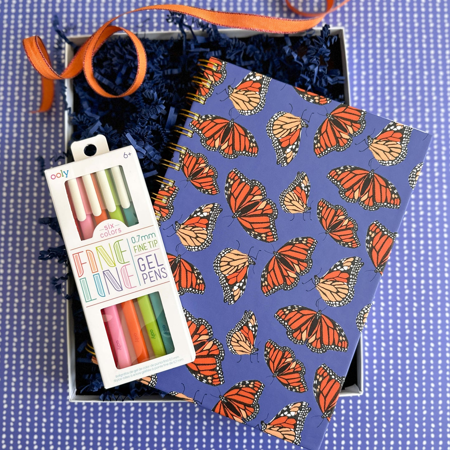 Monarch Butterfly Journal Gift Set