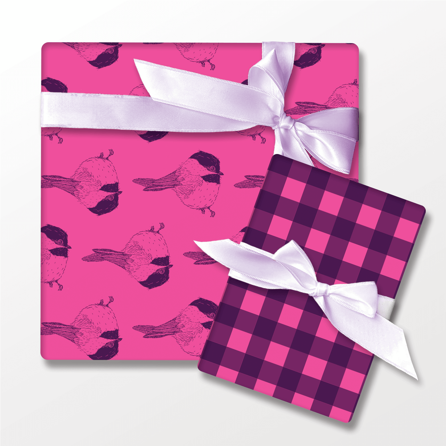 Chickadee Cheer – Double-Sided Holiday Wrapping Paper