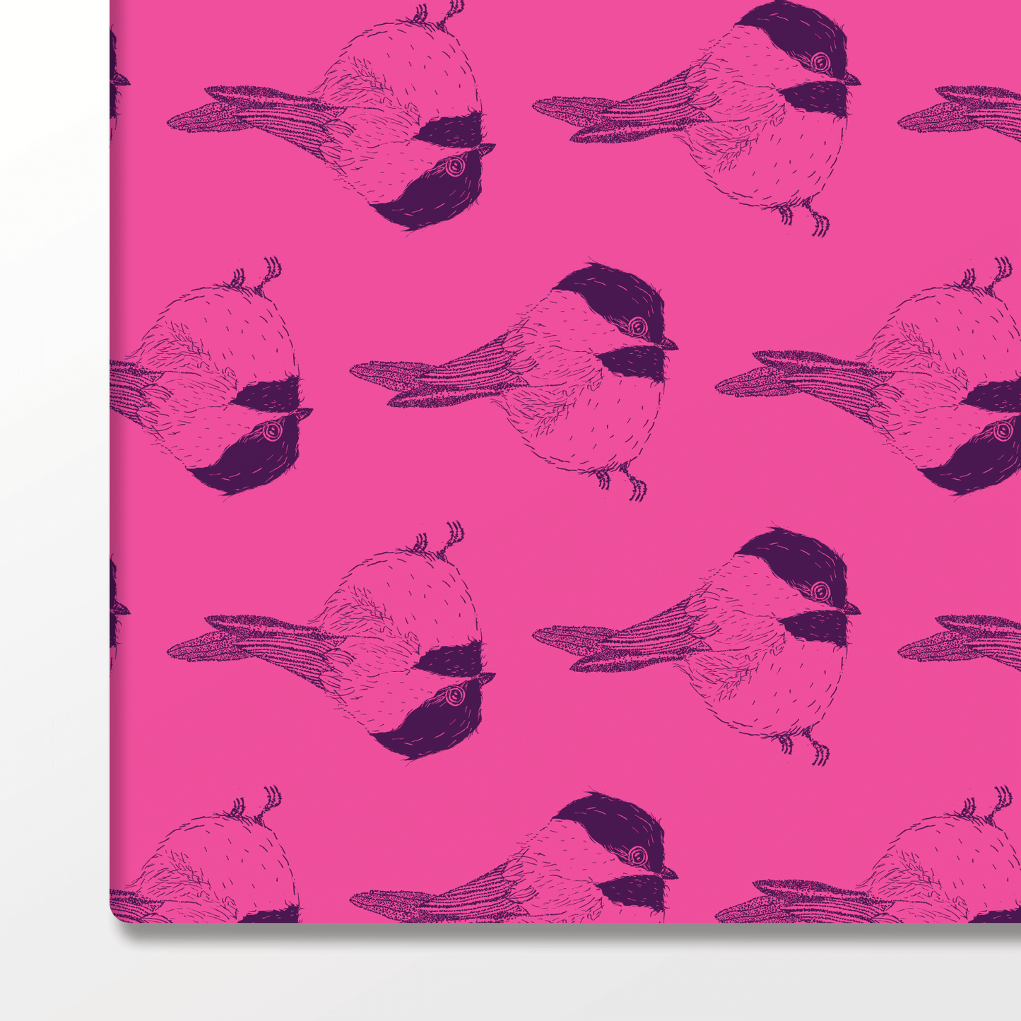 Chickadee Cheer – Double-Sided Holiday Wrapping Paper