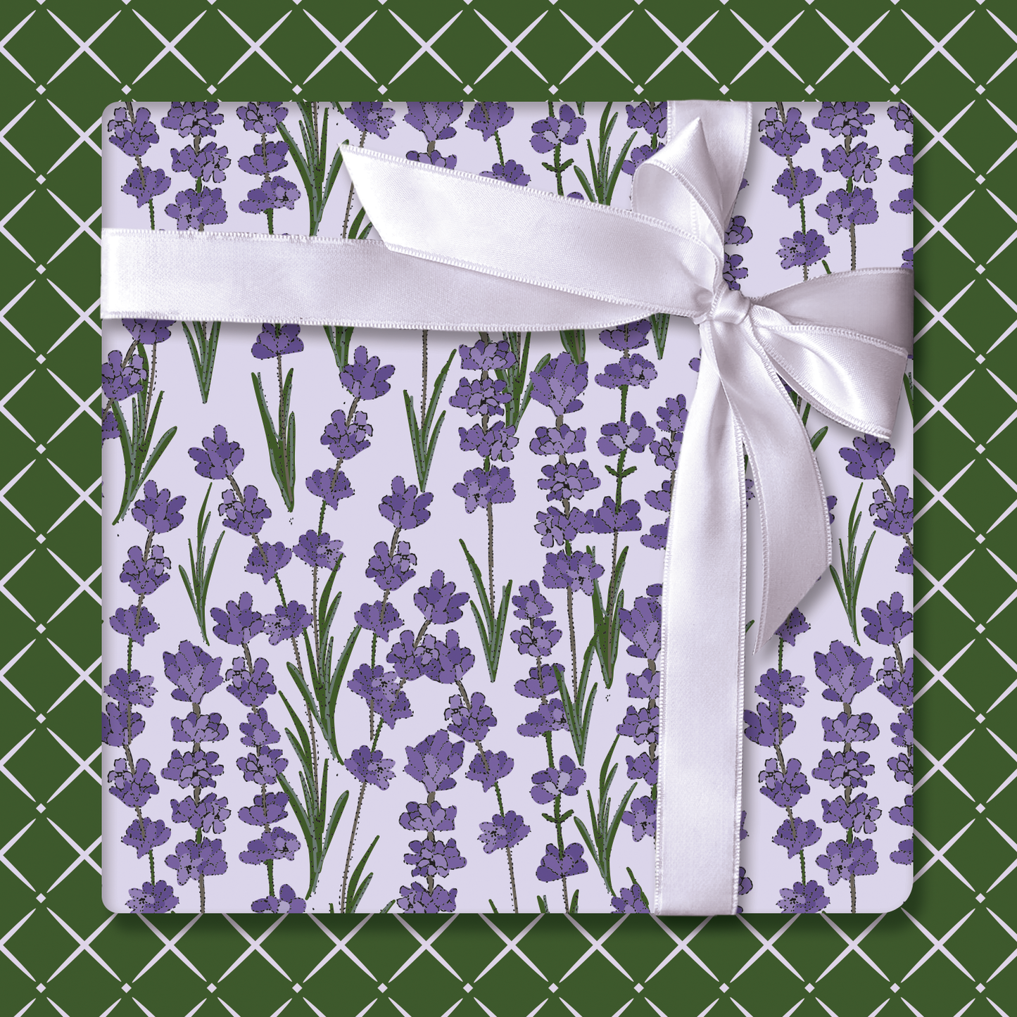 Lavender Field Wrapping Paper