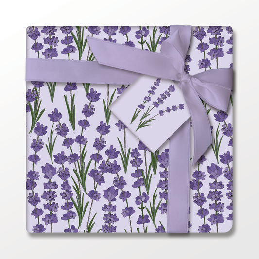 Lavender Field Wrapping Paper