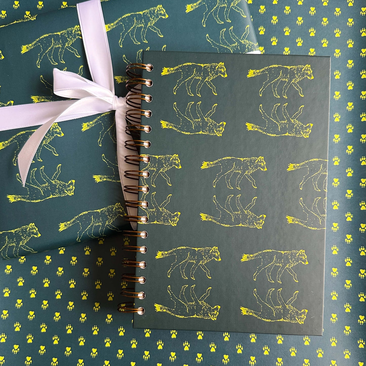 Solstice Wolf in Green Journal