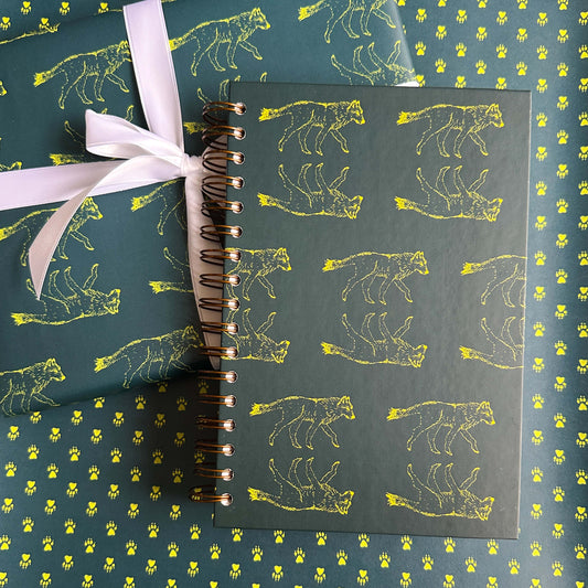 Solstice Wolf in Green Journal