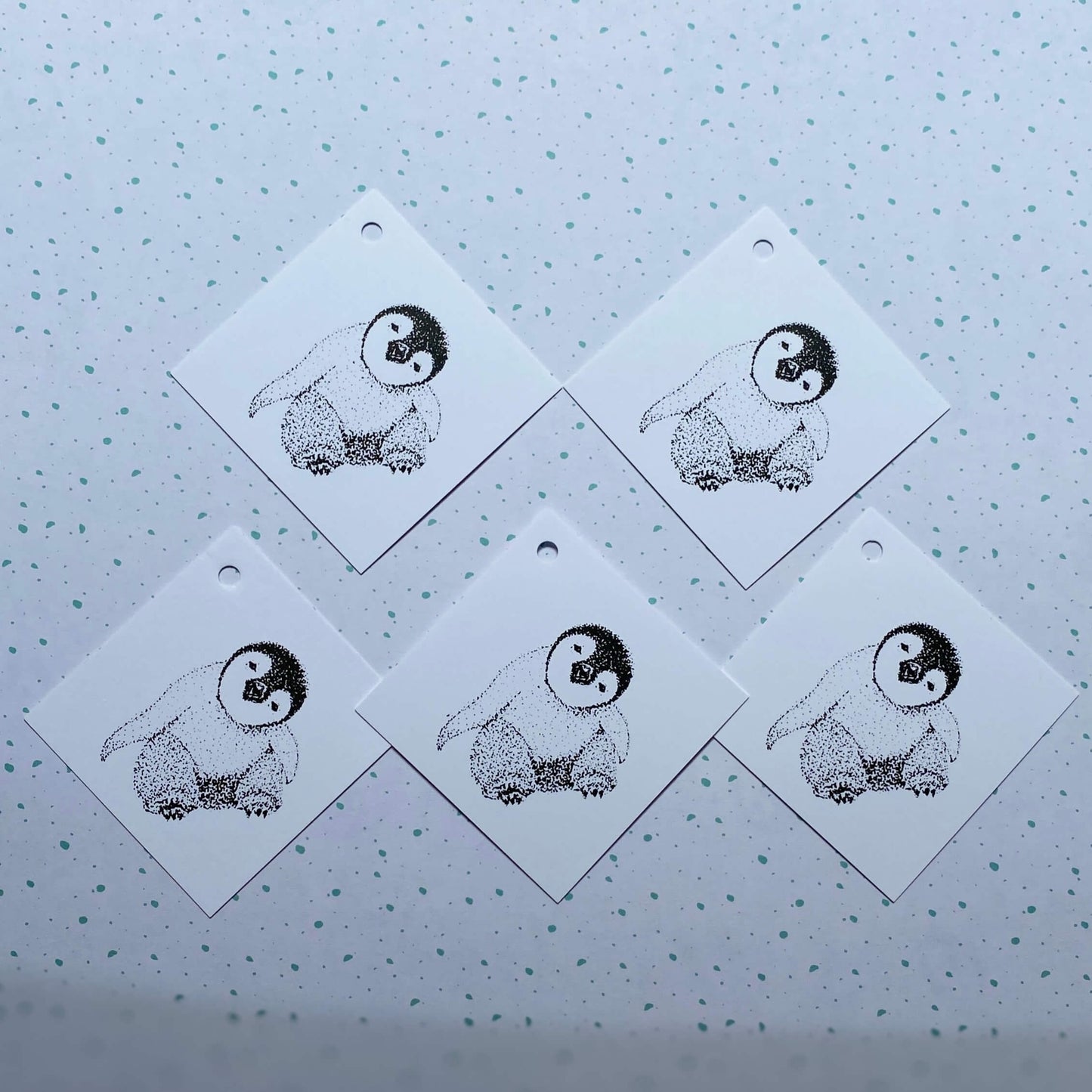 Baby Penguin Wrapping Paper and Tags