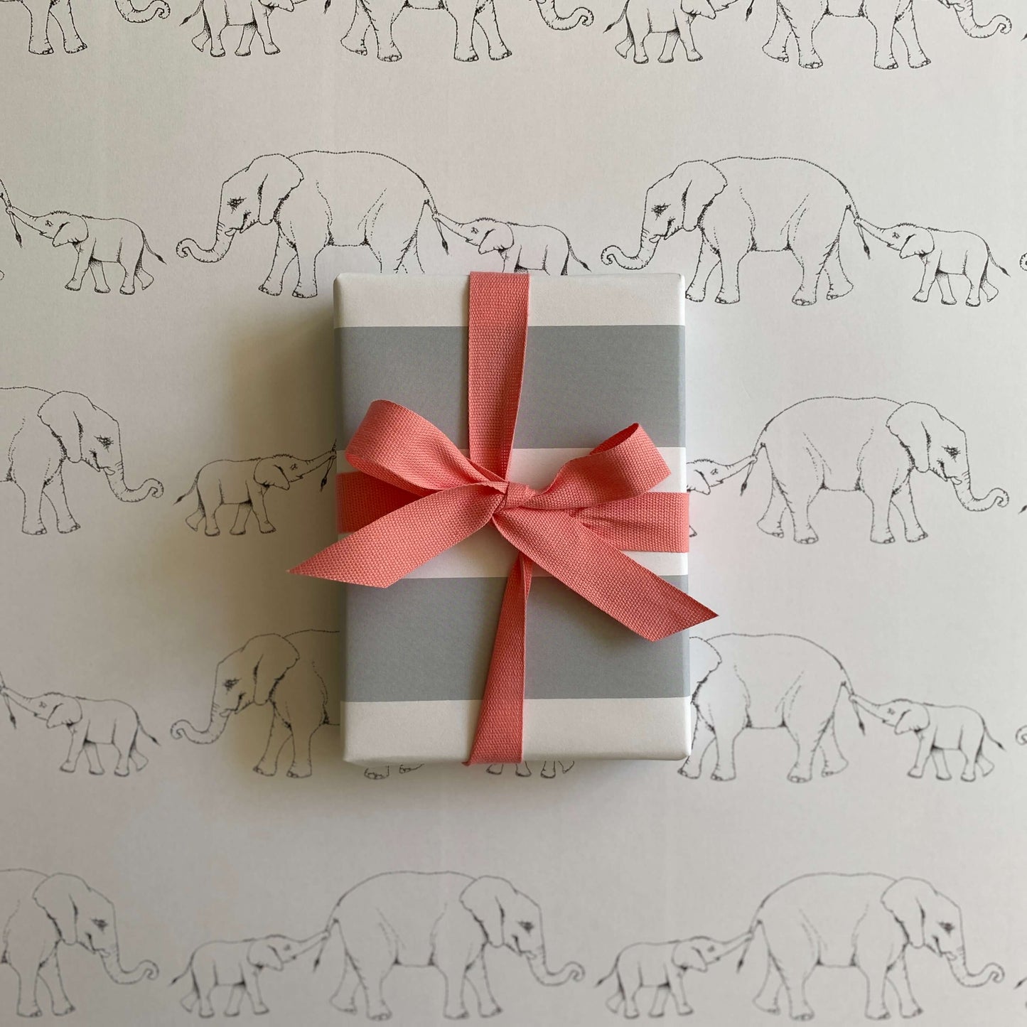 Baby & Mama Elephant Wrapping Paper